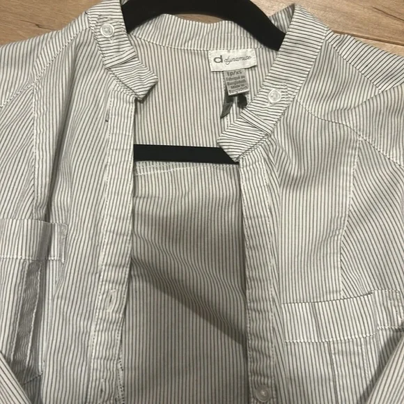 Striped Button-Up Shirt - Picture 2 of 2